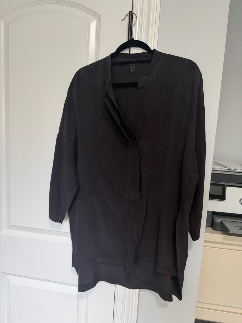 J.Crew 100% Silk Tunic Blouse